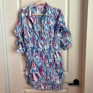 Lilly Pulitzer sailboat coverup